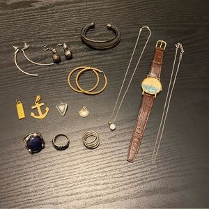 Bundle of costume jewelry